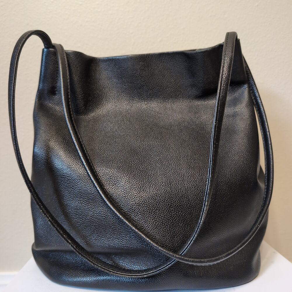Pebbled Faux Leather Shoulder Bag